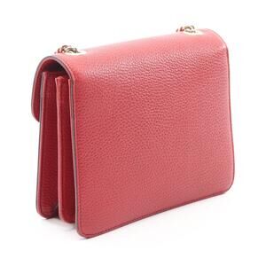 Gucci Bag Leather Shoulder Interlocking GG Red